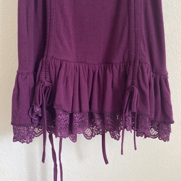 Nomads Hempwear Isis Dress Lace Ruched M - Picture 7 of 9